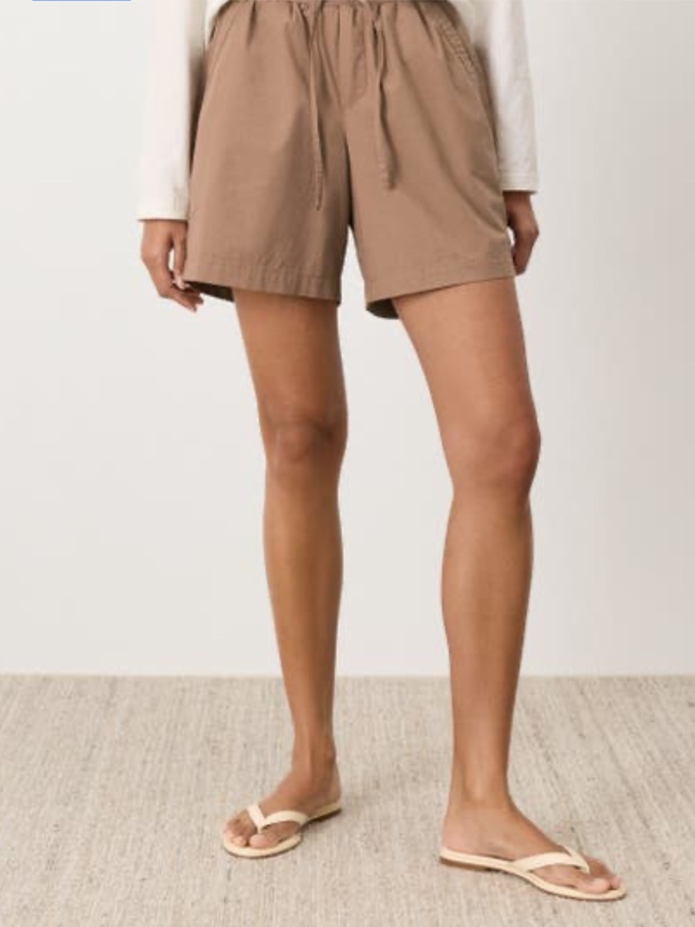 Pact Organic Poplin Stretch Shorts